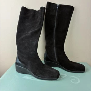 Nurture Linden204 Women’s Riding Boots Fudge Suede Size 7.5 New - Picture 1 of 9