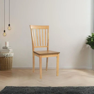 Sedia in legno Dori colore rovere H 93x42.5x41.5 cm. - Immagine 1 di 4