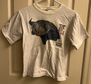 Vintage Genuine Blues Snapping Turtle Reptile T Shirt Boys Medium  Rare - Picture 1 of 5