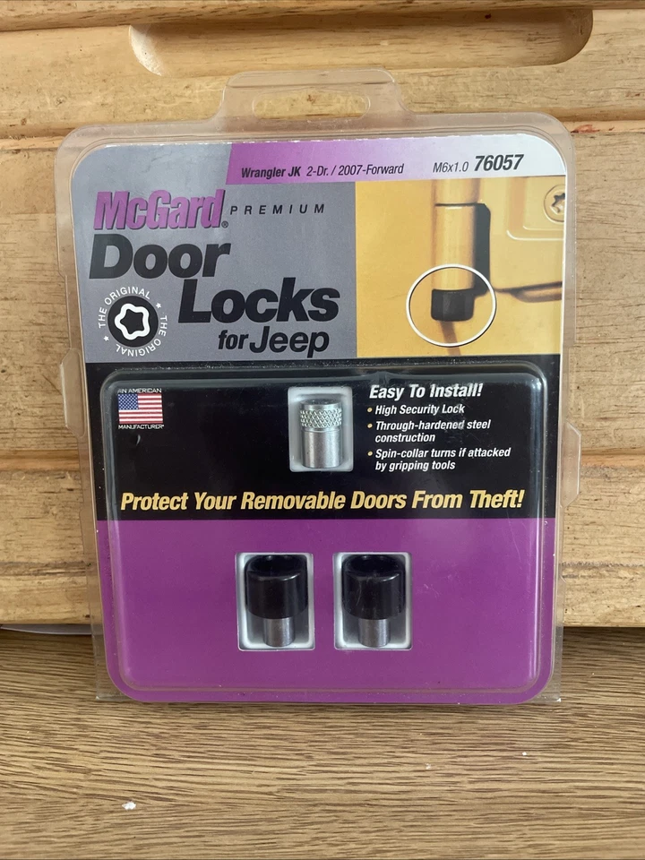 McGard 76057 Jeep Wrangler JK 2 puertas cerraduras 2007 delantero Mx6x1,0 NUEVO Foto 1 de 2