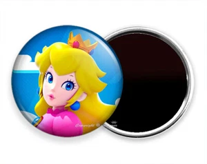NIEDLICHE PRINZESSIN PFIRSICH SUPER MARIO KÜHLSCHRANK MAGNET VIDEO SPIELER GESCHENKIDEE - Bild 1 von 1