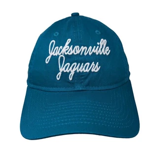 Jacksonville Jaguars Snapback Spell Out Hat Blue Womens New Era 9Twenty Hit NFL - Picture 1 of 8
