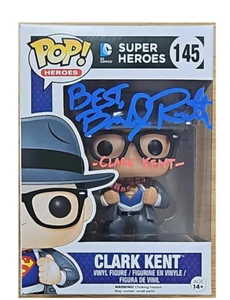 DC Super Heroes Clark Kent #145 Funko Pop! Signed by Brandon Routh - Foto 1 di 3