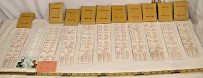 APBA MLB BASEBALL GAME 10 PACKS OF STAT PLAYER CARDS - Image 1 of 4