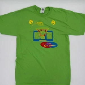2009 Lupe Fiasco Sean Kingston Concert Tee UNH Rap Hip Hop Vintage M Green - Picture 1 of 9