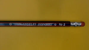 1970er gestreift MLB Nr. 2 Bleistift National League West Los Angeles Dodgers - Bild 1 von 3