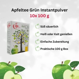 Apfeltee grün 1 kg türkischer Pulvertee 10x 100 g süß und säuerlich im Geschmack - Bild 1 von 4