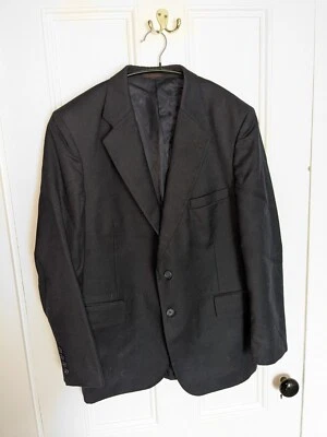  Blazer Abrigo Deportivo 40 R Usado en Excelente Condición English Manor Azul Marino Oscuro 100% Lana Foto 1 de 4