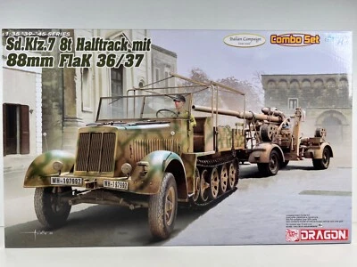 Dragon 1:35 Sd.Kfz.7 late & 8,8 Flak 36/37 Combo Kit #6971 OVP & NEU - Bild 1 von 4