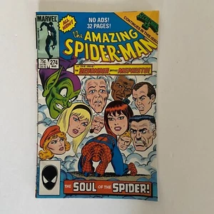 The Amazing Spiderman #274 Marvel Comics Soul of the Spider Secret Wars II - Picture 1 of 3