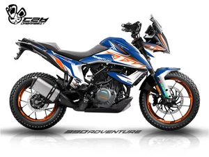 NEW Graphic kit for ktm 390 Adventure Graphic Decal Sticker Kit (AD-BL) - Bild 1 von 6