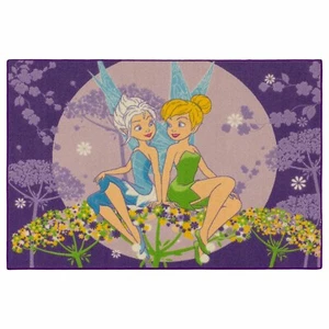 Tappeto Tinkerbell bambini Disney tappeto bambina viola 95 x 133 cm (8,95 €/1 pz) - Foto 1 di 3
