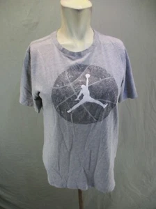 Jordan Size XL Boys Gray Crew Neck Stretch Short Sleeve Athletic T-Shirt 729 - Picture 1 of 8
