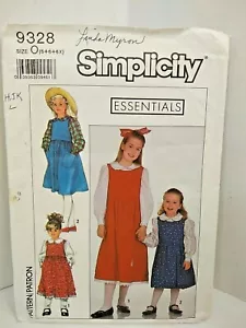 Simplicity 9321 Sewing Pattern Unisex Jumper Blouse Size 5-6-6X Cut - Picture 1 of 3