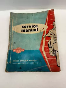 Harley Davidson 1959 Original OEM Sportster 55 OHV K KH Manual de taller De colección - Imagen 1 de 6