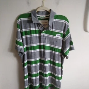 Urban Pipeline Shirt Mens 2XL Stripes Green/Gray - Picture 1 of 11