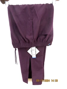 IZOD CLASSICS SZ XL NWT 100% Polyester Eggplant Woven Pull On Pants Trousers - Picture 1 of 20