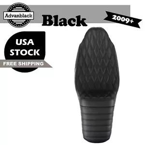 Asiento de alcance extendido Advan negro logotipo Pro Monkey para Harley Touring 2009+ - Imagen 1 de 8