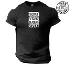 Squat Bench Deadlift T Shirt Gym Clothing Bodybuilding Training Workout MMA Top