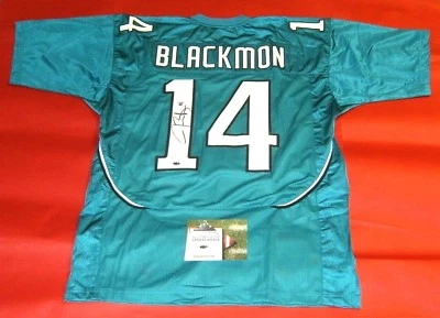 CAMISETA DE LOS JACKSONVILLE JAGUARS AUTOGRAFIADA POR JUSTIN BLACKMON AASH Foto 1 de 3
