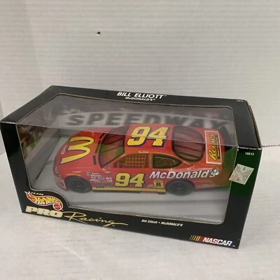 Bill Elliott 94 McDonald's NASCAR HOT WHEELS МАСШТАБ 1:24 НОВАЯ ОРИГИНАЛЬНАЯ КОРОБКА - Изображение 1 из 4