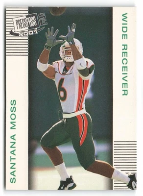 2001 Press Pass SE #24 Santana Moss Miami Hurricanes - Image 1 of 2