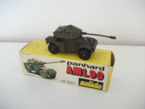 SOLIDO ARMY MILITARY PANHARD AML90 REF240 TANK ARMOURED CAR  BOXED *** SALE *** - Picture 1 of 5