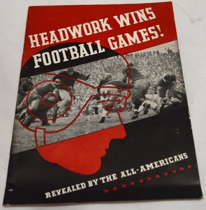 1937 Headwork Wins Football Games By All-Americans - Picture 1 of 3