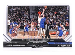 Victor Wembanyama / Chet Holmgren 2023 Panini Instant NBA #277 Rookie RC - QTY - Bild 1 von 2