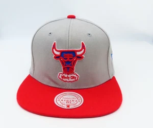 Chicago Bulls Snapback Hat Cap Red Gray Windy City 35th Anniversary - Picture 1 of 15