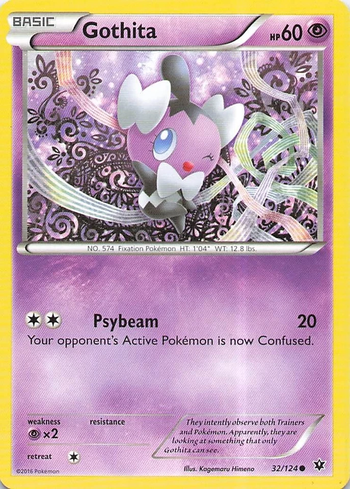 Gothita Common XY - Fates Collide 32/124 LP Normal - Image 1 of 2