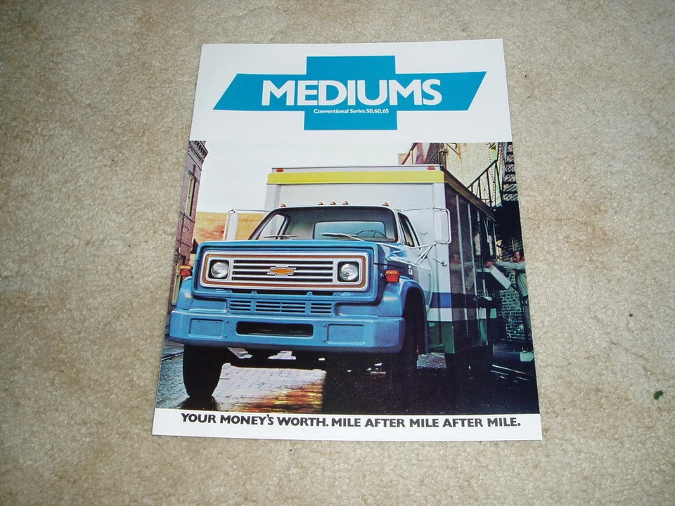 1976 Chevrolet Medium C50 C60 C65 truck sales brochure dealer literature - Imagem 1 de 1
