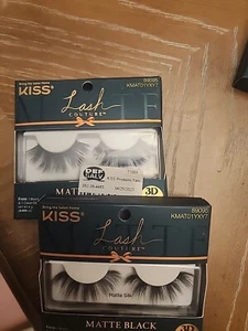 2KISS LASH COUTURE MATT VELVET EYE LASHES FAUX MINK COLLECTION/Plush Effect&Soft - Picture 1 of 3