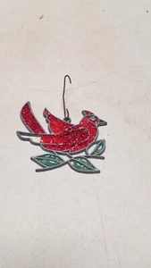 Cardinal Suncatcher Stained Glass Plastic (M) - Picture 1 of 2