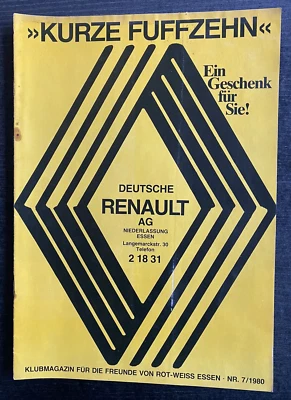 II. BL 80/81 Rot-Weiß Essen - SV Werder Bremen, 24.10.1980 - Helmut Kremers - Bild 1 von 4