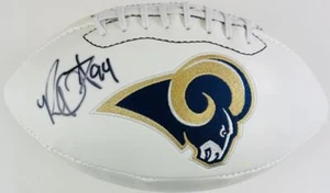 ROBERT QUINN SIGNED ST LOUIS RAMS LOGO FOOTBALL LOS ANGELES AUTOGRAPH COA J4 - Picture 1 of 1