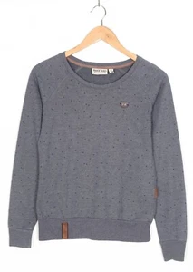NAKETANO leichter Pullover Sweatshirt Damen Gr. S gepunktet Rundhals - Bild 1 von 5