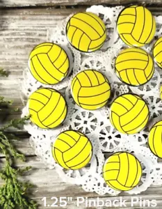 10 spille pallanuoto 1 1/4" bottoni PINBACK distintivo squadra festa bomboniera USA - Foto 1 di 5
