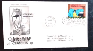 LITTLE NEMO IN SLUMBERLAND   COMIC STRIP CLASSICS 1995 ARTCRAFT PCS CACHET FDC - Picture 1 of 1