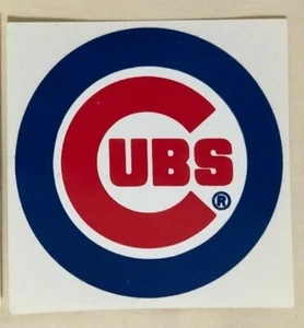 Chicago Cubs Vintage 3" Sticker - MLB Baseball Circle Team Logo - Picture 1 of 3