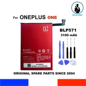 BATTERIA ORIGINALE BLP571 1+ ONEPLUS ONE 3100mAh A0001 11,78Wh OEM GENUINE - Photo 1 sur 9