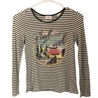 Buckle Daytrip Girls Size Small 8 Striped Ls  Adventure Graphic T-Shirt Top