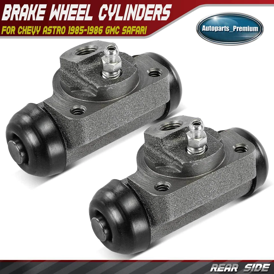 Rear Left & Right Drum Brake Wheel Cylinder for Chevy Astro 1985-1986 GMC Safari - Image 1 of 4