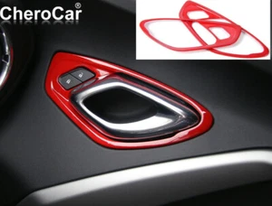 Bisel decorativo de marco de manija de puerta interior de auto para Chevrolet Camaro 2017+ - Imagen 1 de 12