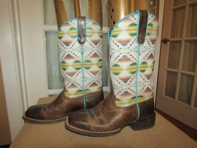 Ariat Pendleton Circuit Savannah Western Cowgirl Boots 10038478 Womens 8 B - Image 1 of 4