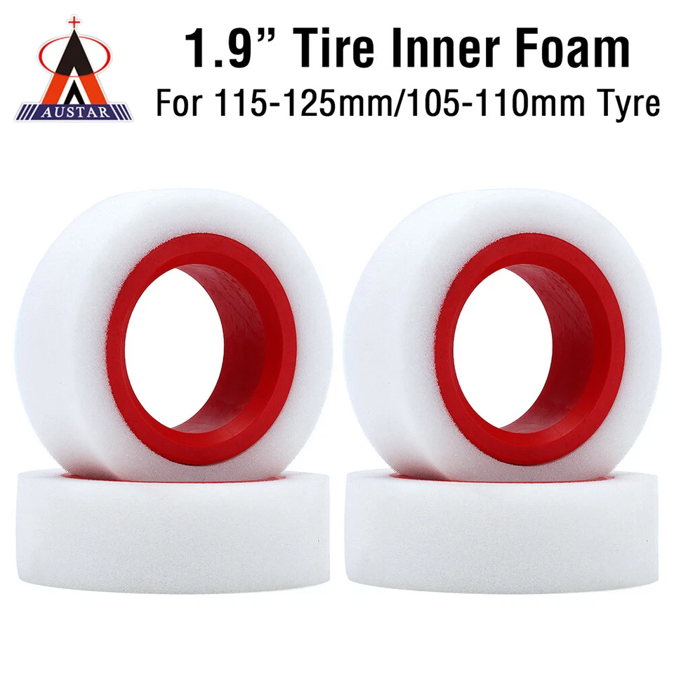 RC Tire Foam 1.9inch Wheel Insert Part for RC Crawler Axial SCX10 90046 Traxxas - Bild 1 von 4
