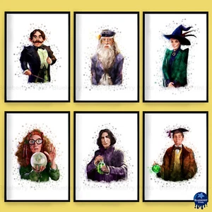 Harry Potter Professor Children's Bedroom Wall Art Poster Print Picture A5 A4 A3 - Picture 1 of 7