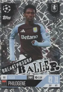 Match Attax Champions League EXTRA 2024/2025 No 193 Jaden Philogues - Picture 1 of 1