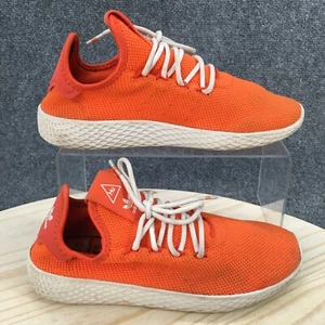 Adidas x Pharrell Shoes Youth 5.5 Tennis Hu Sneakers Orange Low Casual FV0053 - Picture 1 of 11