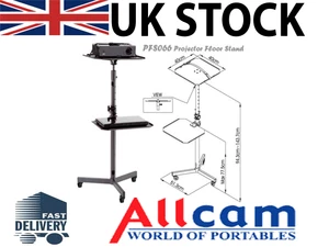 PFS066 Projector Trolley Floor Stand & Laptop/DVD Tray - Picture 1 of 2